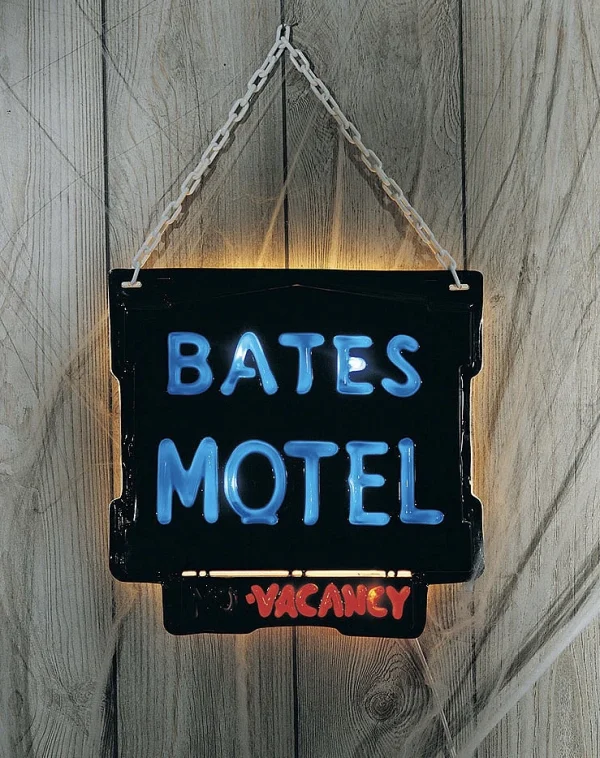 Psycho Bates Motel LED Sign