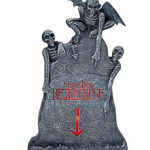Beetlejuice Flashing LED Lighted Tombstone Spirit Halloween