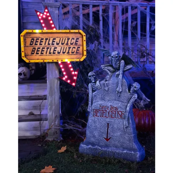 Beetlejuice LED Tombstone