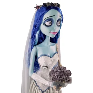 Corpse Bride Emily Animatronic | 5 Ft 10 In Halloween Prop by Spirit Halloween at themoviemerch.com