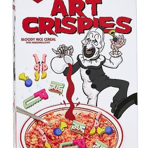 Terrifier Art Crispies Cereal Box Sign | Spirit Halloween Horror Décor at themoviemerch.com