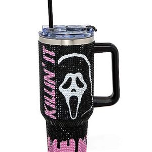 Scream Ghostface Tumbler Cup – Killin’ It 40 oz Travel Drinkware at themoviemerch.com