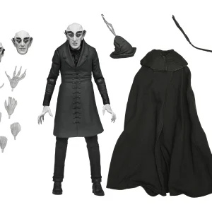 Nosferatu Ultimate Count Orlok Action Figure | NECA 7” Black & White at themoviemerch.com