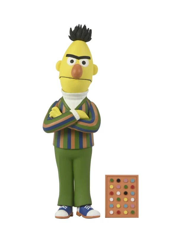 Sesame Street Bert Classic Toons Figure by NECA – 6” TV Collectible from themoviemerch.com