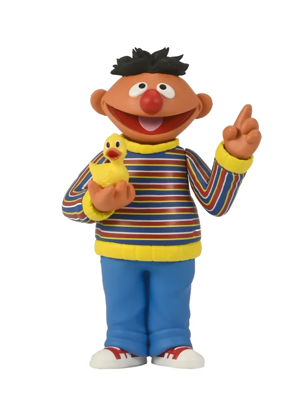 Sesame Street Ernie Classic Toons Figure by NECA – 6” Retro Collectible at themoviemerch