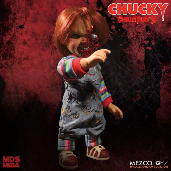Talking Chucky Doll – 15” Pizza Face Mezco Horror Collectible