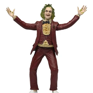 Beetlejuice Red Tuxedo Action Figure by NECA – 7” Horror Collectible