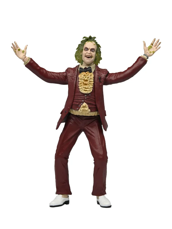 Beetlejuice Red Tuxedo Action Figure by NECA – 7” Horror Collectible