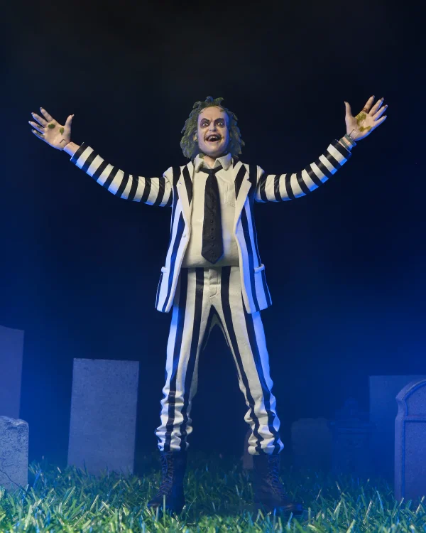 Beetlejuice - Striped Suit 7" Scale Action Figure by NECA - Image 4