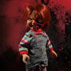Talking Chucky Doll – 15” Pizza Face Mezco Horror Collectible