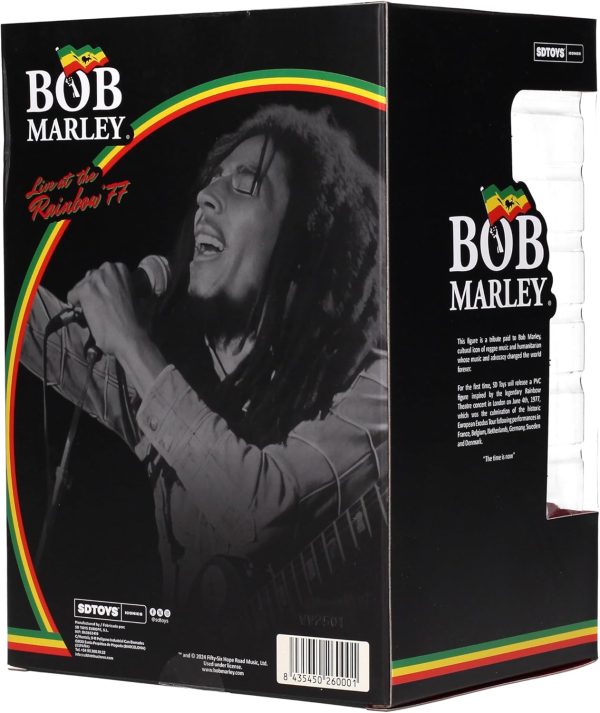 Bob Marley 9” Figure – Rainbow Concert 1977 Collectible by SD Toys