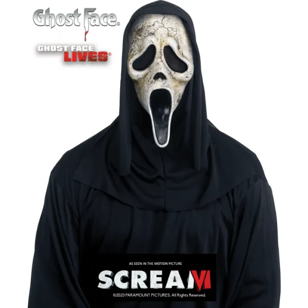 Deluxe Aged Ghostface Mask by Caufield’s | Scream VI Movie Collectible at the MovieMerch.com
