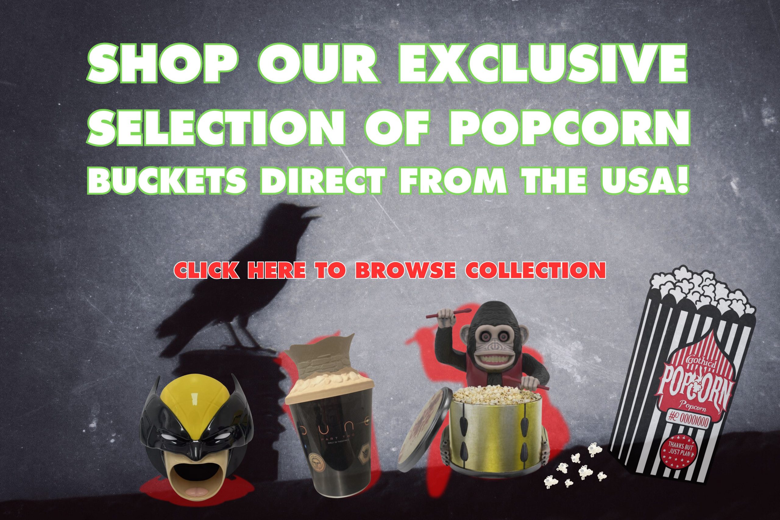 Browse exclusive popcorn bucket selection at themoviemerch.com