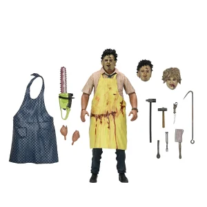 NECA Texas Chainsaw 50th Anniversary Leatherface Ultimate 7” Action Figure at themoviemerch.com