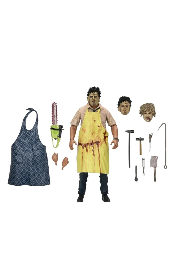 NECA Texas Chainsaw 50th Anniversary Leatherface Ultimate 7” Action Figure at themoviemerch.com