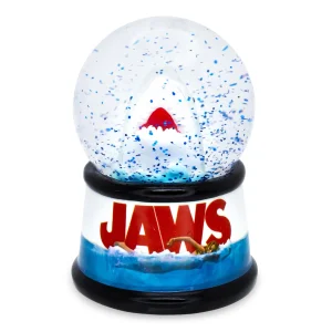 Jaws, light-up mini snow globe