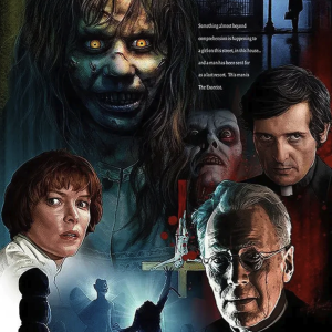 The Exorcist Metal Sign by Caufield’s | Classic Horror Wall Art at themoviemerch.com
