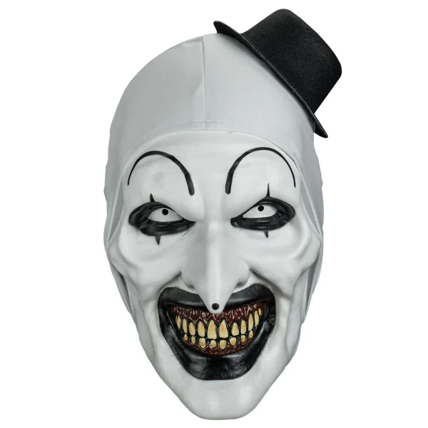 Terrifier Art the Clown Mask – Deluxe Injection Mask from Terrifier 2 from themoviemerch.com