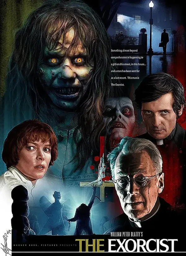 The Exorcist - Metal Sign by Caufield's at TheMovieMerch.com