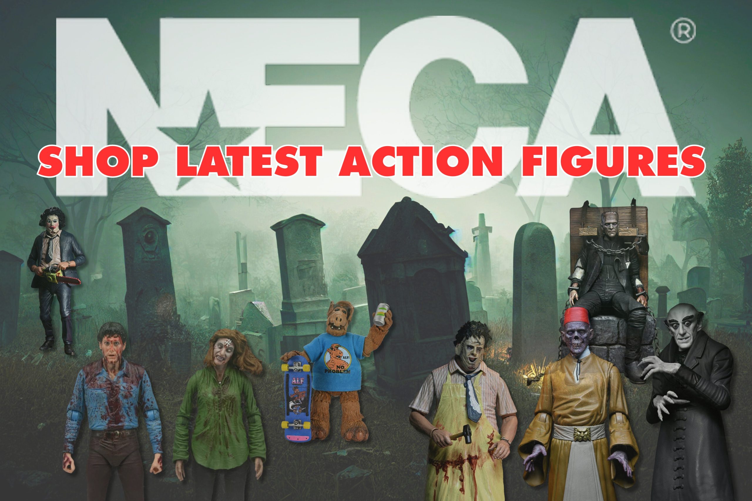 SHOP LATEST NECA action figures at themoviemerch.com