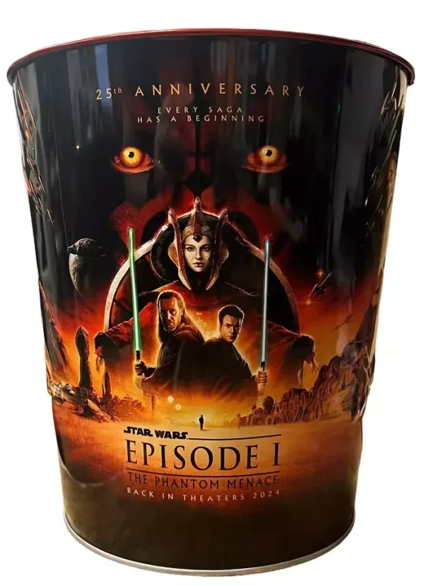 Phantom Menace Popcorn Bucket | Exclusive 25th Anniversary Cinemark Collectible from themoviemerch.com
