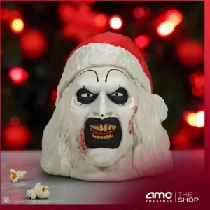 Terrifier 3 Art the Clown AMC Popcorn Bucket – Exclusive Movie Horror Collectible from themoviemerch.com