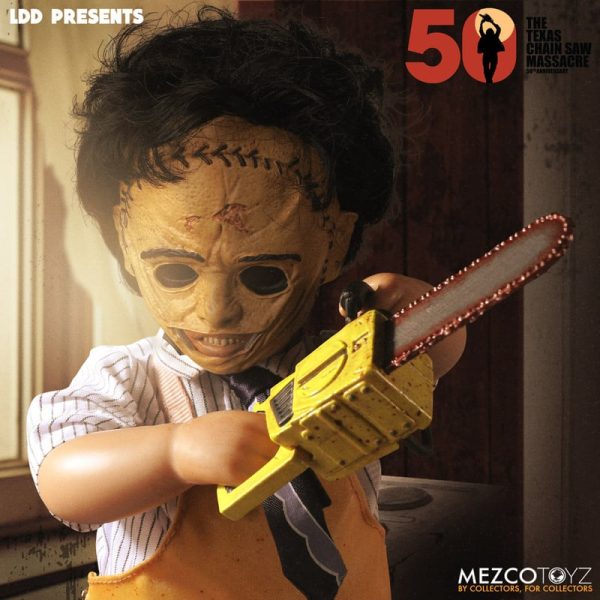 Deluxe Leatherface Doll – 10” Mezco Living Dead Dolls Collectible