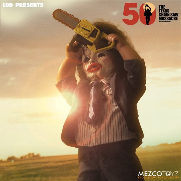 Leatherface 10" Deluxe Living Dead Doll by Mezco - Image 3