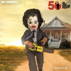 Deluxe Leatherface Doll – 10” Mezco Living Dead Dolls Collectibl