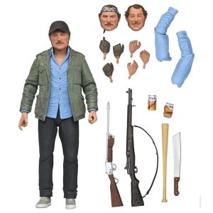 NECA Jaws Quint Figure – Ultimate 50th Anniversary Action Figure Collectible at themoviemerch.com