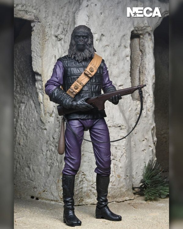 NECA Planet of the Apes Gorilla Soldier Figure – Ultimate 7” Action Figure Pre-Order at themoviemerch.com