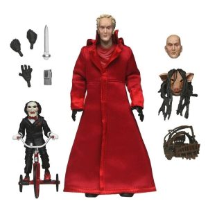 NECA Saw Red Jigsaw Figure – Ultimate Action Figure with Billy the Puppet & Accessories at themoviemerch.com