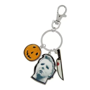 Halloween - 50 x 60" 3 Charm Michael Myers Key Ring by Spirit Halloween