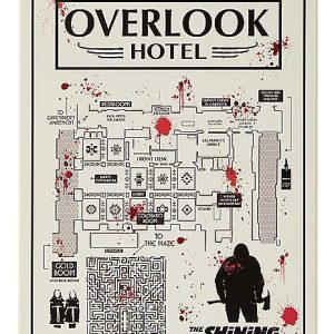 The Shining - Overlook Hotel Map Sign by Spirit Halloween