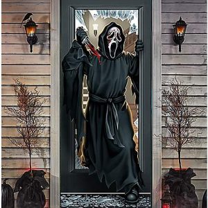 Scream - 80" x 37" Ghostface Door Cover by Spirit Halloween