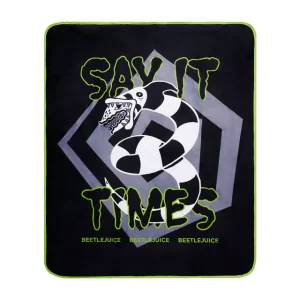 Beetlejuice - 50-60" Sandworm Throw Blanket Spirit Halloween