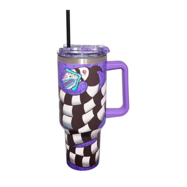 Beetlejuice - 40 oz Stanley Cup Snake Tumbler Spirit Halloween