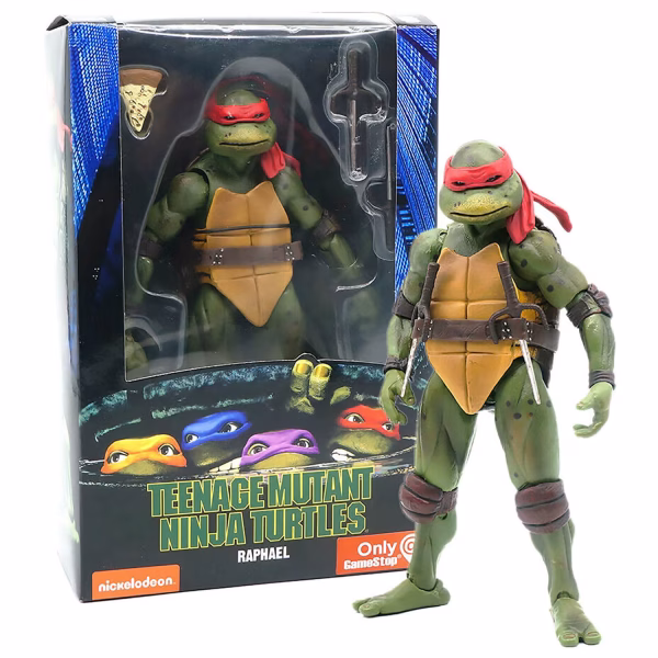 Teenage Mutant Ninja Turtles - 1990 Movie Raphael 7" Action Figure by NECA