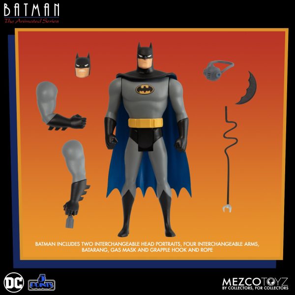 DC - 5 Points Batman from the Animated Series Action Figure by Mezco