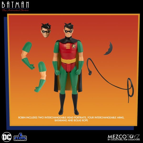 DC - 5 Points Robin from the Animated Batman Series Action Figure by Mezco