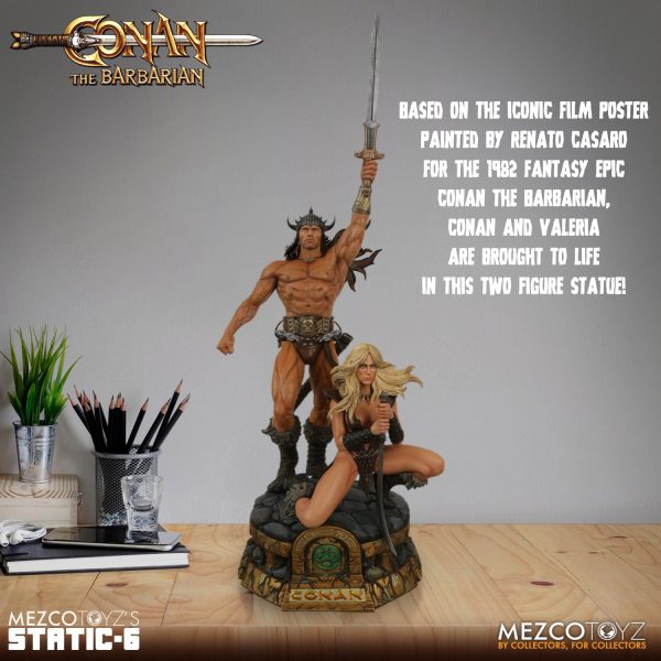 Conan the Barbarian - 25" Static 6 Statue by Mezco