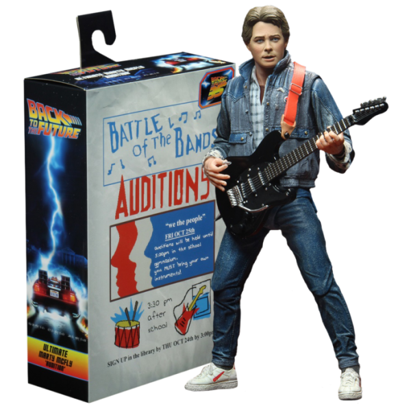 Back to the Future - Marty in Battle of the Bands Auditions 7" Scale Action Figure by NECA