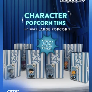 Fantastic Four First Steps Popcorn Bucket and Figure Exclusively at TheMovieMerch.com
