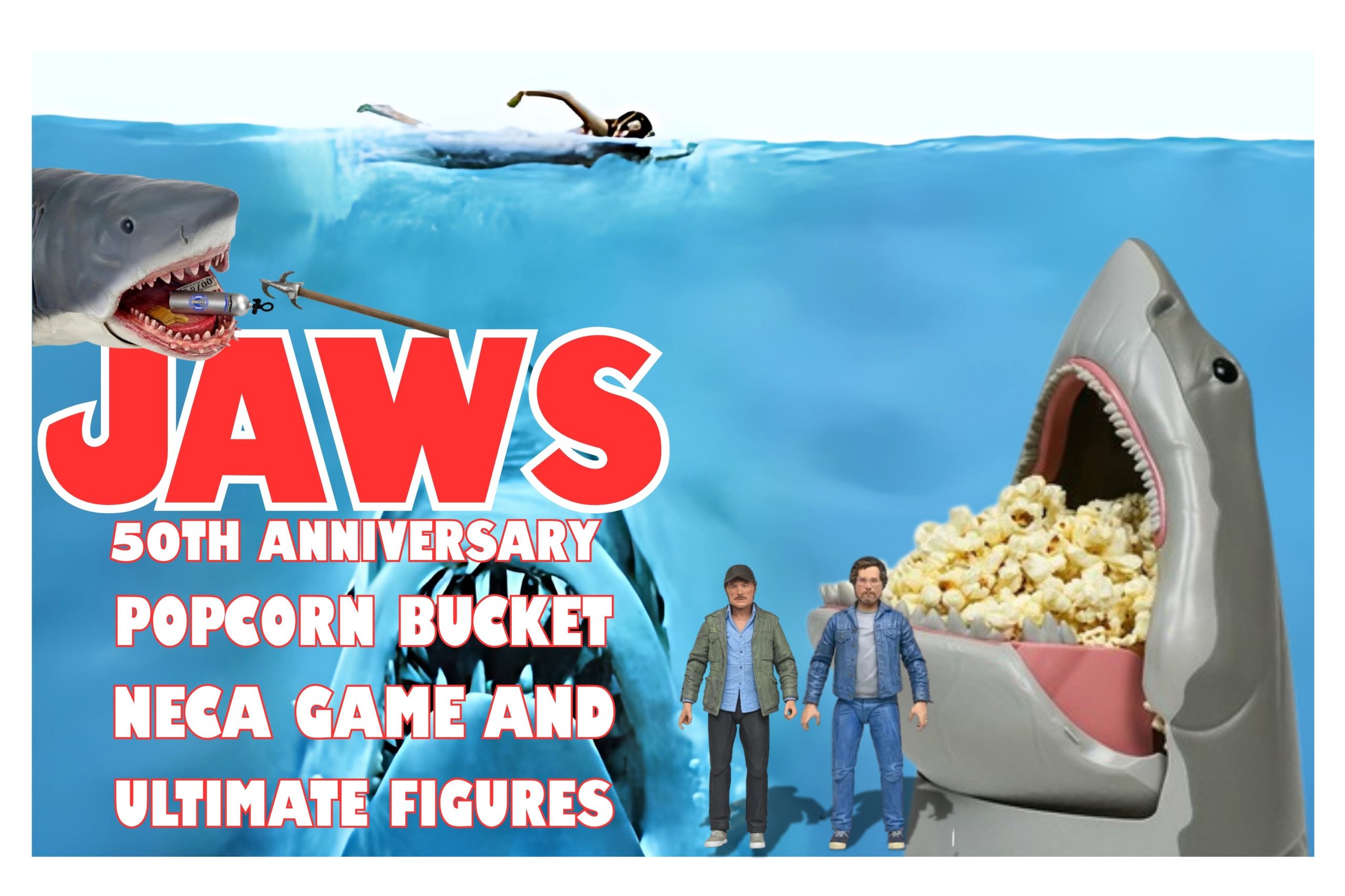 Jaws 50th anniversary merchandise at themoviemerch.com