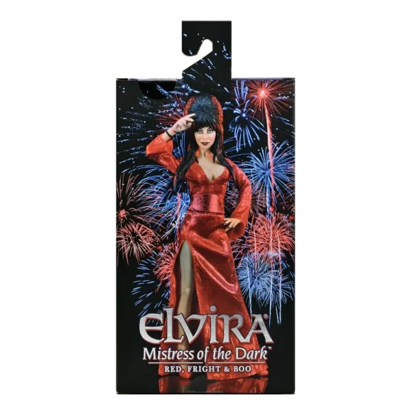 Elvira - Red, Fright and Boo Clothed 7" Scale Action Figure by NECA