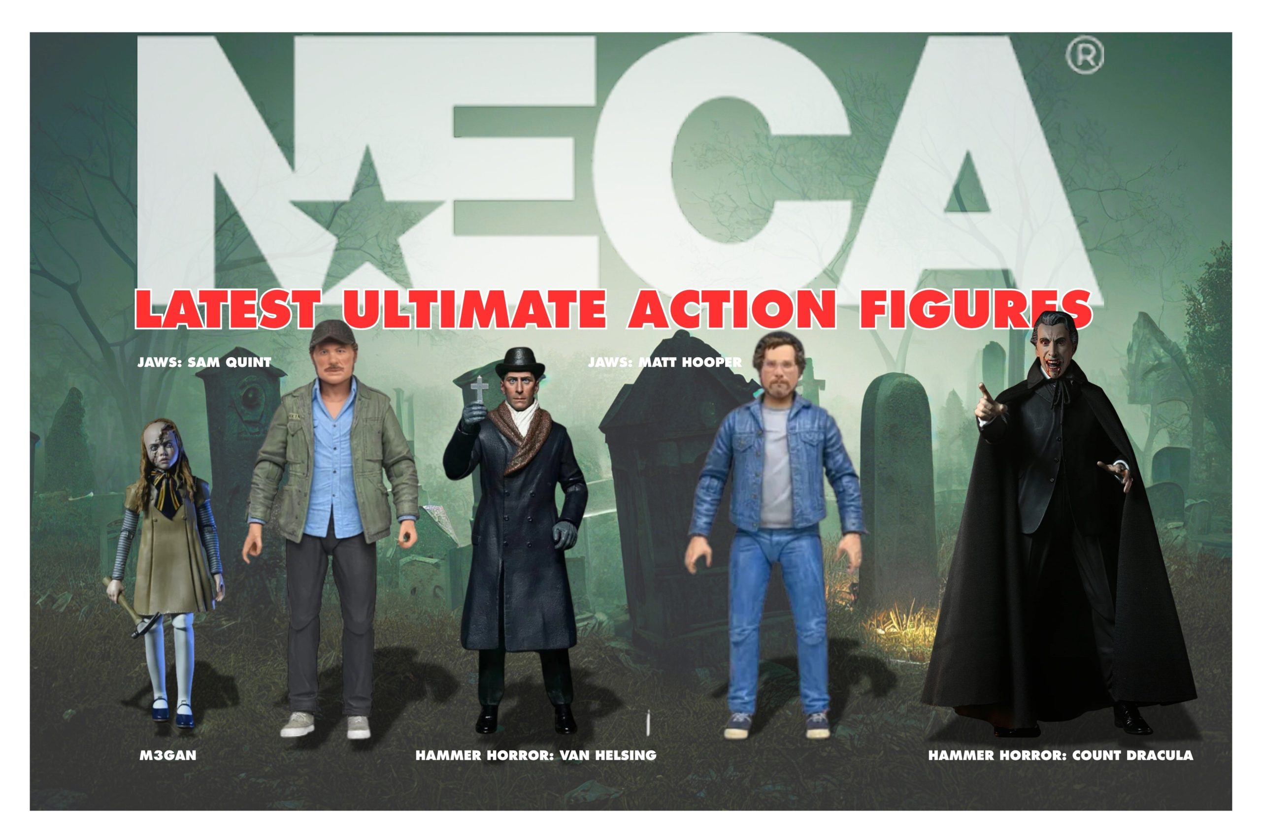 New Release NECA Ultimate Action Figures at themoviemerch.com