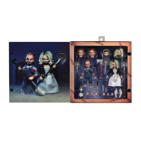 Chucky - Bride of Chucky and Tiffany Ultimate 7" Scale Action Figures by NECA