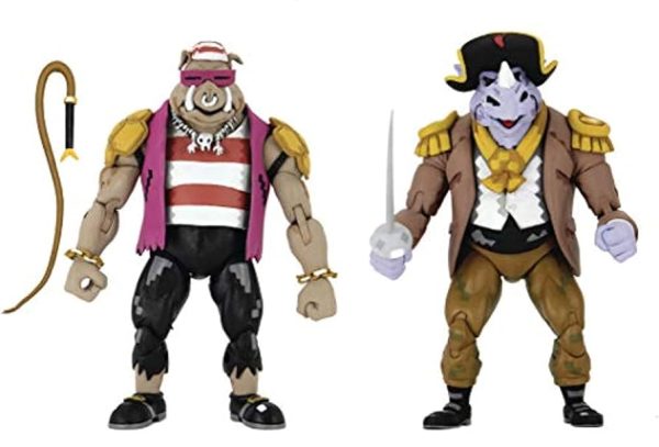 Teenage Mutant Ninja Turtles - Bepop and Rocksteady 7" Scale Action Figure 2-Pack by NECA