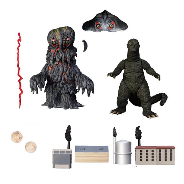 Godzilla - 5 Points Godzilla vs Hedorah Action Figure Set by Mezco