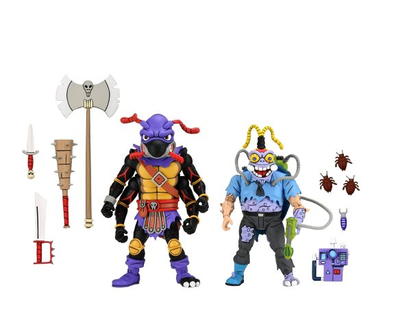 Teenage Mutant Ninja Turtles - Antrax and Scumbag 7" Scale Action Figure 2-Pack by NECA